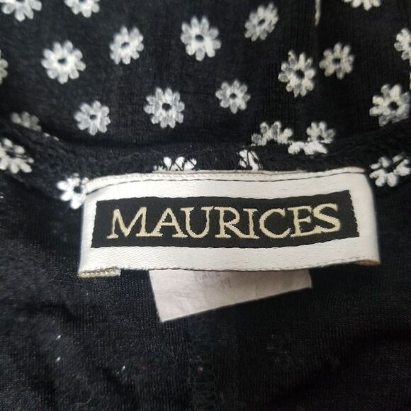 Vintage 90s y2k VSCO Maurices Slinky Floral Mini Skater Dress Md - Picture 5 of 6